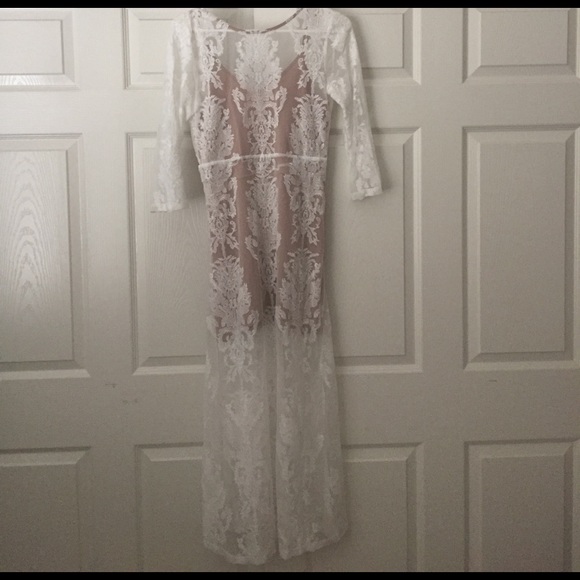 For Love And Lemons White Lace Maxi Dress - Picture 5 of 7